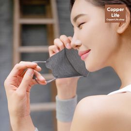 [Copper Life] Antibacterial Copper Fabric Summer Face Mask _ Odor-free Comfortable breathing Antimicrobial Washable Reusable Face Mask _ Made in KOREA